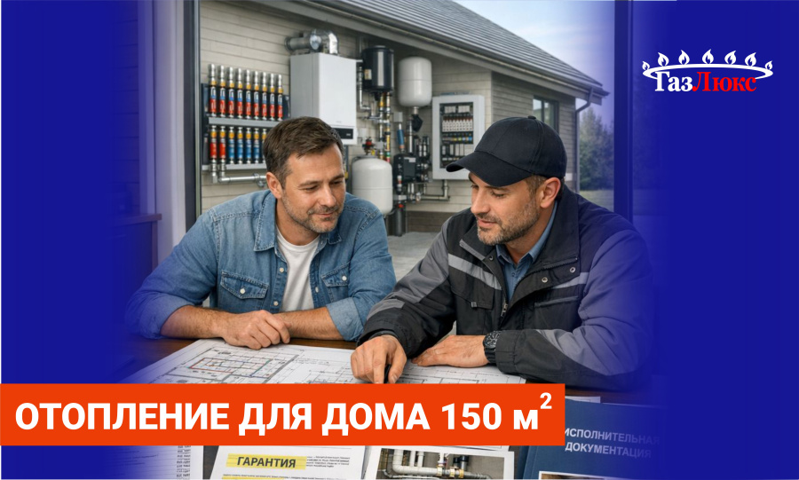 Отопление дома 150 кв. м.