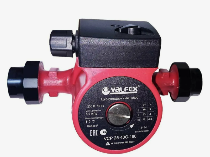 Насос циркуляционный Valfex 25/4, 180 мм